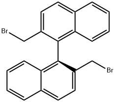 S-2,2'-Bis(broMoMethyl)-1,1'-binaphthalene Struktur