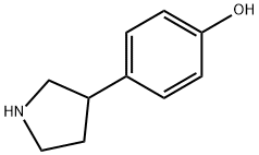 4-(Pyrrolidin-3-yl)phenol Structure