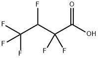 2,2,3,4,4,4-Hexafluorobutanoic acid 化学構造式