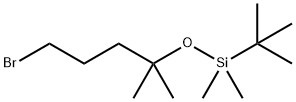(4-BroMo-1,1-diMethylbutoxy)(1,1-diMethylethyl)diMethylsilane Structure