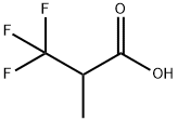 3,3,3-トリフルオロ-2-メチルプロパン酸 化学構造式