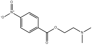 4-NITROBENZOIC ACID 2-(DIMETHYLAMINO)ETHYL ESTER Struktur