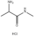 DL-丙胺甲基酰胺盐酸盐, 38215-73-5, 结构式