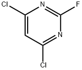 4,6-二氯-2-氟嘧啶 结构式