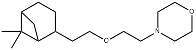 (1S,2S,5S)-4-[2-[2-(6,6-DiMethylbicyclo[3.1.1]hept-2-yl)ethoxy]ethyl]Morpholine Struktur