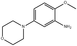 2-methoxy-5-morpholinoaniline Structure