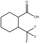 2-(trifluoromethyl)cyclohexane-1-carboxylic acid Struktur