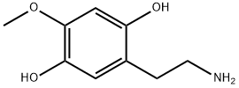 2-(2-氨基乙基)-5-甲氧基苯-1,4-二醇 结构式