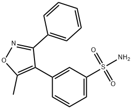 3-(5-Methyl-3-phenylisoxazol-4-yl)benzenesulfonaMide Struktur