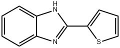 2-(2-チエニル)-1H-ベンズイミダゾール 化学構造式