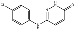6-((4-氯苯基)氨基)哒嗪-3(2H)-酮, 3889-35-8, 结构式