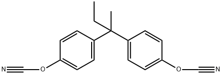 sec-Butylidenedi-p-phenylene cyanate Structure