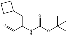 (1-环丁基-3-氧代丙-2-基)氨基甲酸叔丁酯 结构式