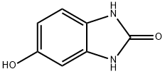 1,3-二氢-5-羟基-2H-苯并咪唑-2-酮, 39513-24-1, 结构式