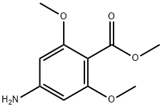 4-氨基-2,6-二甲氧基苯甲酸甲酯 结构式