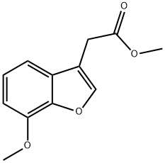 Methyl 2-(7-Methoxybenzofuran-3-yl)acetate Structure