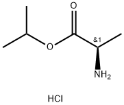 D-丙氨酸异丙酯盐酸盐 结构式