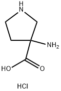 3-AMinopyrrolidine-3-carboxylic acid hydrochloride Structure