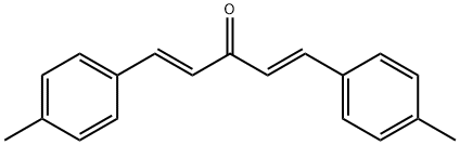 ビス[(E)-4-メチルスチリル]ケトン 化学構造式