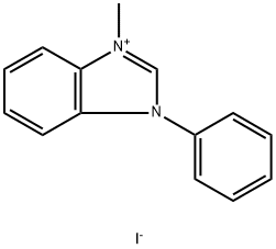 碘化3-甲基-1-苯基-1H-苯并[D]咪唑基-3-嗡, 39778-14-8, 结构式