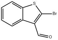 2-溴苯并噻吩-3-甲醛 结构式