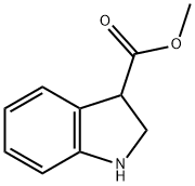 吲哚啉-3-羧酸甲酯 结构式