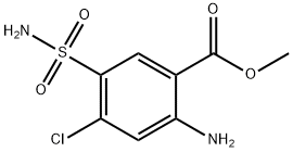 4-Chloro-5-sulfaMoylanthranilic Acid Methyl Ester Structure
