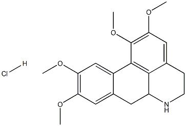 5,6,6A,7-四氢-1,2,9,10-四甲氧基-4H-二苯并[DE,G]喹啉盐酸盐, 39945-41-0, 结构式