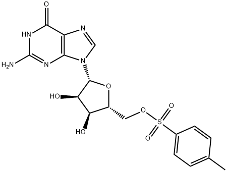 5'-O-Tosylguanosine Structure