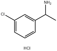 3-氯苯乙胺盐酸盐, 39959-69-8, 结构式
