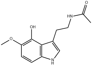4-HydroxyMelatonin Structure