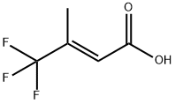(E)-4,4,4-三氟-3-甲基-2-丁烯酸, 400-28-2, 结构式