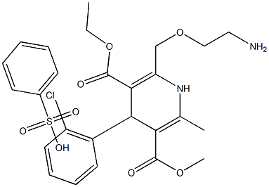 马来酸氨氯地平杂质F,400024-11-5,结构式