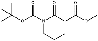 N-BOC-2-氧代哌啶-3-甲酸甲酯,400073-68-9,结构式