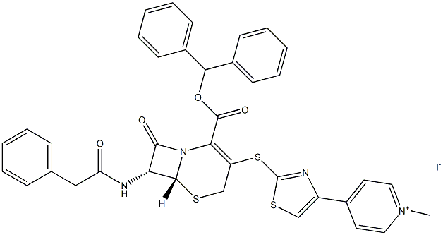 7Β-氨基-3-[4-(1-甲基-4-吡啶鎓)-2-噻唑硫基]-3-头孢烯-4-羧酸﹒二盐酸化物,400827-70-5,结构式