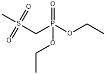 Diethyl(methylsulfonylmethyl)phosphonate Struktur