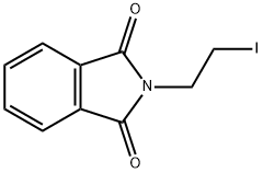 N-(2-碘乙基)-邻苯二甲酰亚胺 结构式