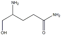 4-氨基-5-羟基戊酰胺, 40217-15-0, 结构式