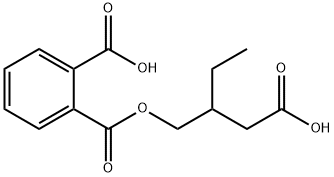 Mono(3-carboxy-2-ethylpropyl) Phthalate Structure