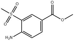 Methyl 4-aMino-3-Methanesulfonylbenzoate Struktur
