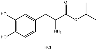 3,4-DIHYDROXY-DL-PHENYLALANINE, 40611-02-7, 结构式