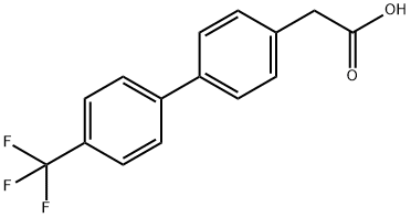 (4'-TrifluoroMethylbiphenyl-4-yl)acetic acid Structure