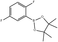 2,5-二氟苯硼酸频哪醇酯,408492-25-1,结构式