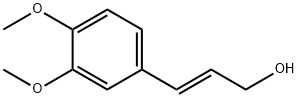 3,4-ジメトキシシンナミルアルコール 化学構造式