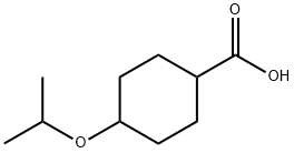 4-(1-Methylethoxy)-cyclohexanecarboxylic acid Struktur