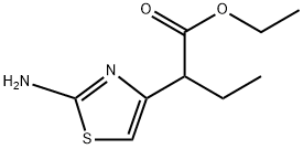乙基 2-(2-氨基噻唑-4-基)丁酯 结构式