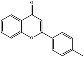 2-(4-甲基苯基)-4H-1-苯并吡喃-4-酮 结构式