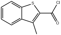 3-甲基苯并[B]噻吩-2-羰酰氯 结构式