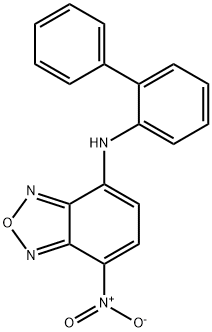 N-2-Biphenylyl-7-nitro-2,1,3-benzoxadiazol-4-aMine Struktur