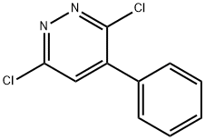 3,6-二氯-4-苯基哒嗪 结构式